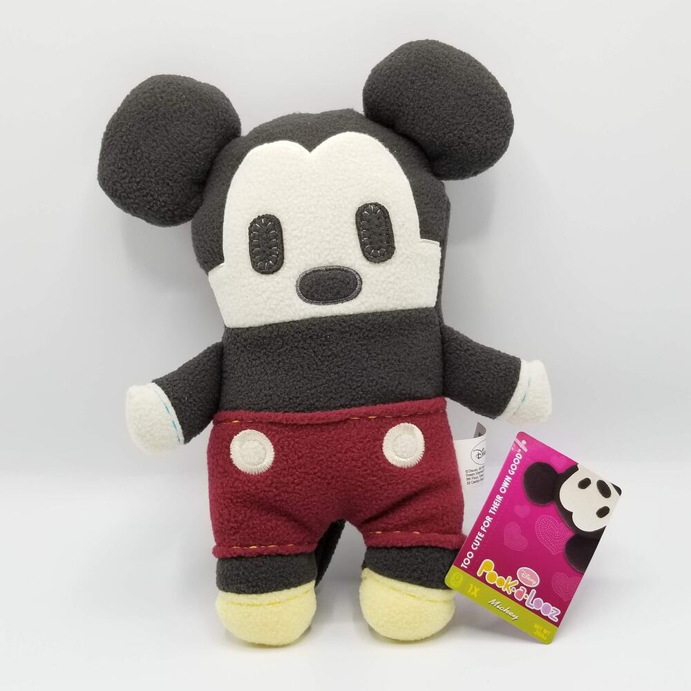 New Disney Plush Pook-a-Looz Mickey Mouse 2010 Stuffed Animal Plush